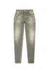 Dsquared2 Distressed Straight-leg Jeans