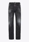 Dsquared2 Dsquared Men Straight Jeans In Black