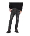 Dsquared2 Roadie Distressed-finish Jeans In Black