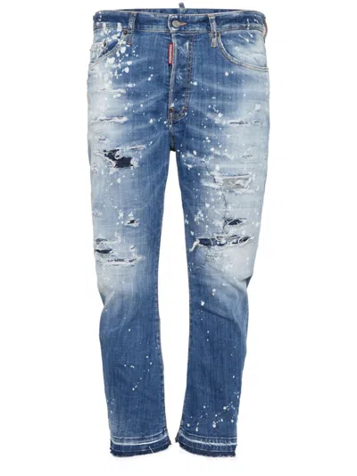 Dsquared2 Bro Jeans In Navy
