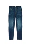 Dsquared2 Distressed Straight-leg Jeans In C