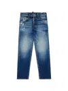 Dsquared2 Kids Distressed Cool Jeans In Blue