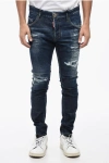 Dsquared2 Distressed Super Twinky Jeans With Visible Stiching 15cm