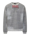 Dsquared2 Distressed Sweatshirt In Gray