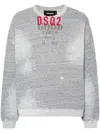 Dsquared2 Distressed Sweatshirt In Grey