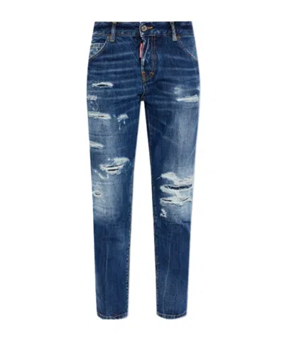 DSQUARED2 DSQUARED2 DISTRESSED TEDDY JEANS