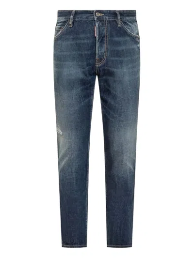 Dsquared2 Distressed Trousers In Blue