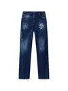 Dsquared2 Distressed Trousers In Multi