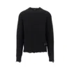 Dsquared2 Man Sweater Midnight Blue Size Xl Wool In Black