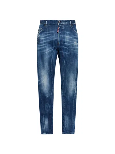 Dsquared2 Distressed-effect Faded Jeans In Blue