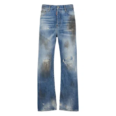 DSQUARED2 DISTRESSED-EFFECT JEANS