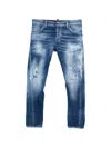 Dsquared2 Distressed-effect Jeans In Blue
