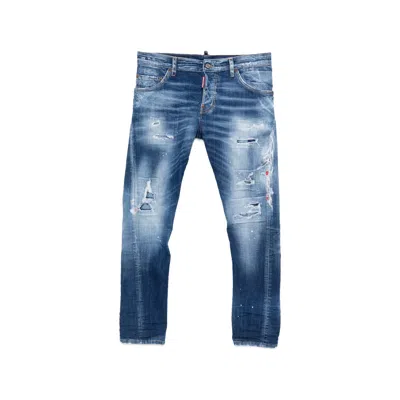 DSQUARED2 DISTRESSED-EFFECT JEANS