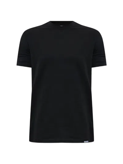 Dsquared2 Dominate Your Sport Round-neck T-shirt In Black