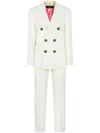 Dsquared2 Boston Double-breasted Suit In White