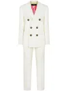Dsquared2 Boston Double-breasted Suit In White