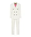 Dsquared2 Boston Double-breasted Suit In White