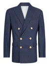 Dsquared2 Double-breasted Blazer In Blue