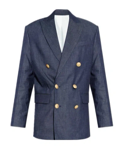 Dsquared2 Double-breasted Blazer In Blue