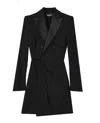 Dsquared2 Double-breasted Blazer Dress In Black