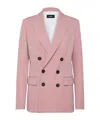 Dsquared2 Double-breasted Blazer In Pink