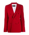 Dsquared2 Double-breasted Jacket Women In Red