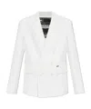 Dsquared2 Double-breasted Blazer In White