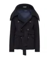 Dsquared2 Double-breasted Coat In Blue