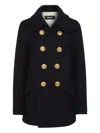 Dsquared2 Doppelreihiger Mantel In Blue