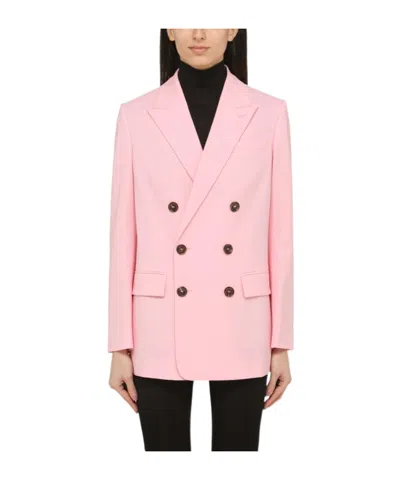 DSQUARED2 DOUBLE-BREASTED LONG-SLEEVED BLAZER
