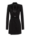 Dsquared2 Double-breasted Mini Dress In Black