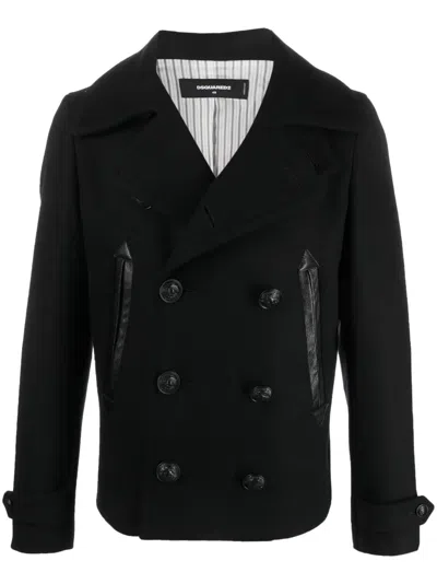 DSQUARED2 DOUBLE-BREASTED PEACOAT