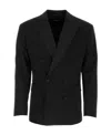 Dsquared2 Dsquared Men Black Stretch Wool Dan Db Blazer In Black
