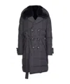 Dsquared2 Double-breasted Trench Coat In Blue