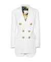 Dsquared2 Double-breasted Two-piece Suit In White