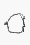 Dsquared2 Double Chain Jesus Bracelet With Cross-shaped Charms Grösse L