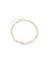 Dsquared2 Double Cross Bracelet In Yellow