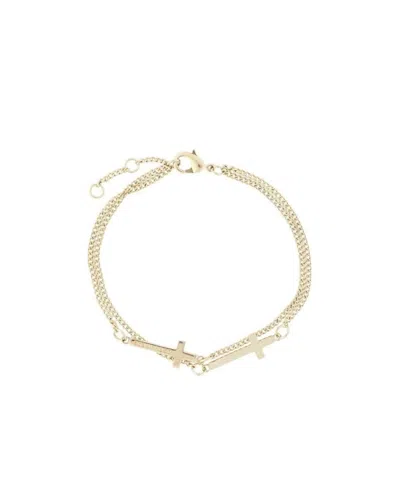 DSQUARED2 DOUBLE CROSS BRACELET