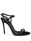 DSQUARED2 DOUBLE D BLACK MULES SANDALS