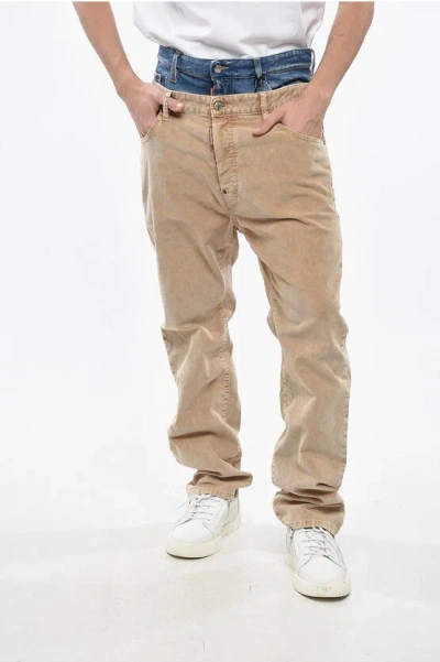 Dsquared2 Double Fabric 642 Twin Pack Jeans In Neutral