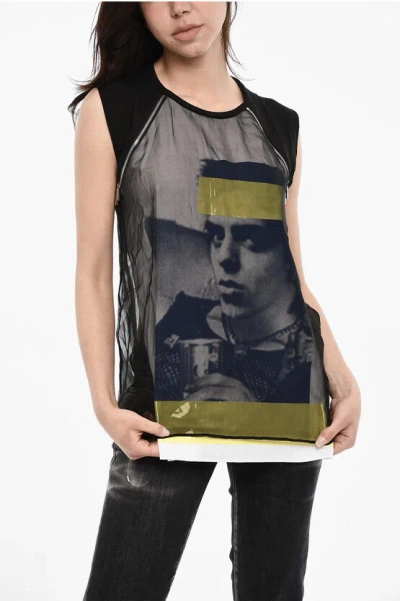 Dsquared2 Double Fabric Top With Zip