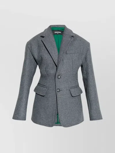 DSQUARED2 DOUBLE JACKET FLAP POCKETS