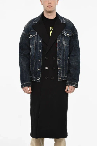 Dsquared2 Double Layer Double Breasted Coat