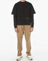 Dsquared2 Double Layer Logo Sweatshirt In Black