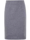 Dsquared2 Double Pencil Skirt Clothing In Purple