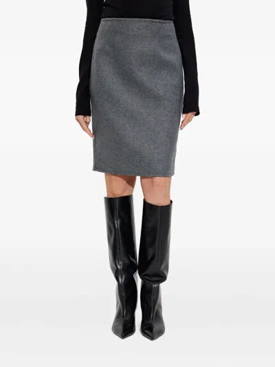 DSQUARED2 DOUBLE PENCIL SKIRT,S75MA0991.D35255 860 GREY