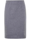 Dsquared2 Double Pencil Skirt Clothing In Purple