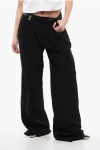 Dsquared2 Double-pleated Icon Palazzo Pants With Zip Waist Detail