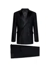 Dsquared2 Double-breasted Peak-lapel Suit In Black