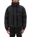 Dsquared2 Dsquared Men Down Jacket With Logo In Black